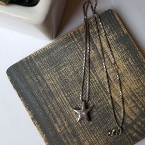 Sterling Silver Star Necklace